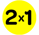 Lleve 2 y pague 1 unidad a 1,44€ la unidad