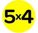 comprando 5 unidades a 0,40€ la unidad
