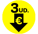 0,96€ la unidad comprando 3 unidades