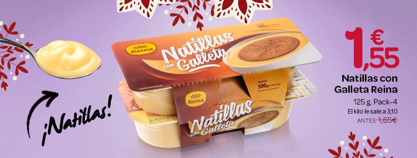 Natillas Galletas