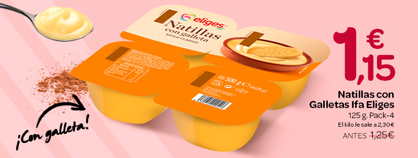 Natillas Galletas