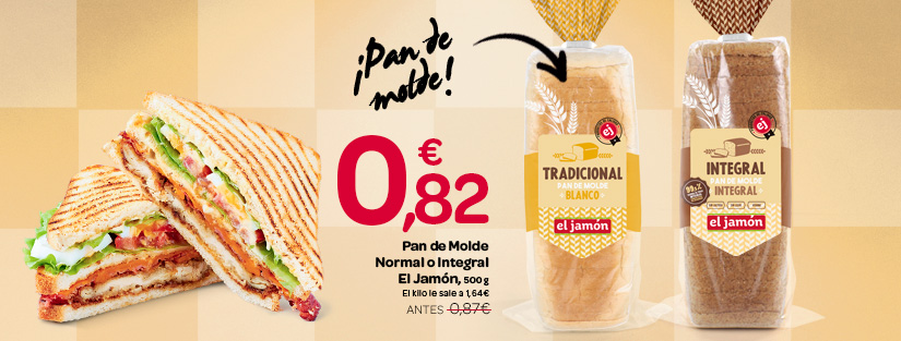 Pan de Molde El Jamon