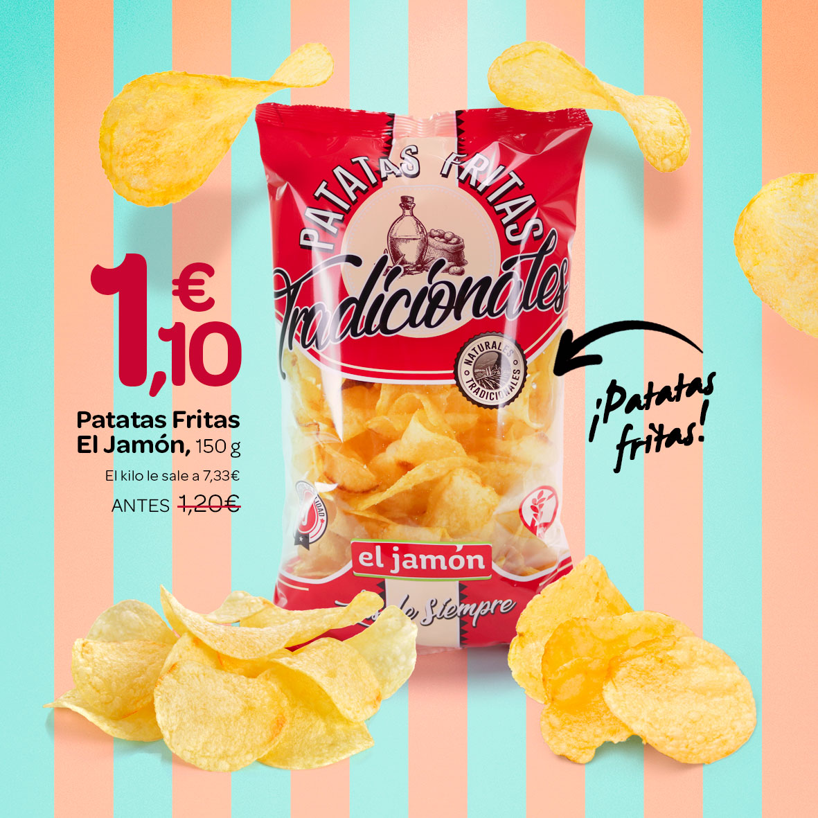 Patatas Fritas El Jamón