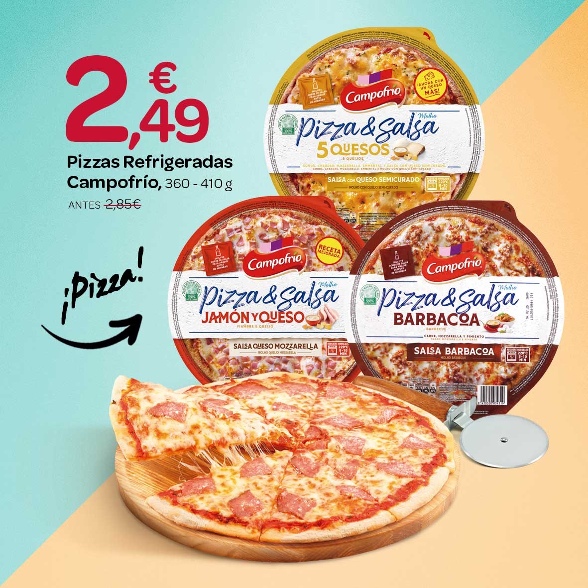 Pizzas Campofrío