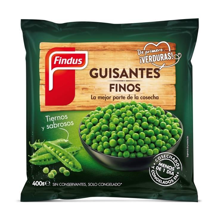 guisantes finos, 400g