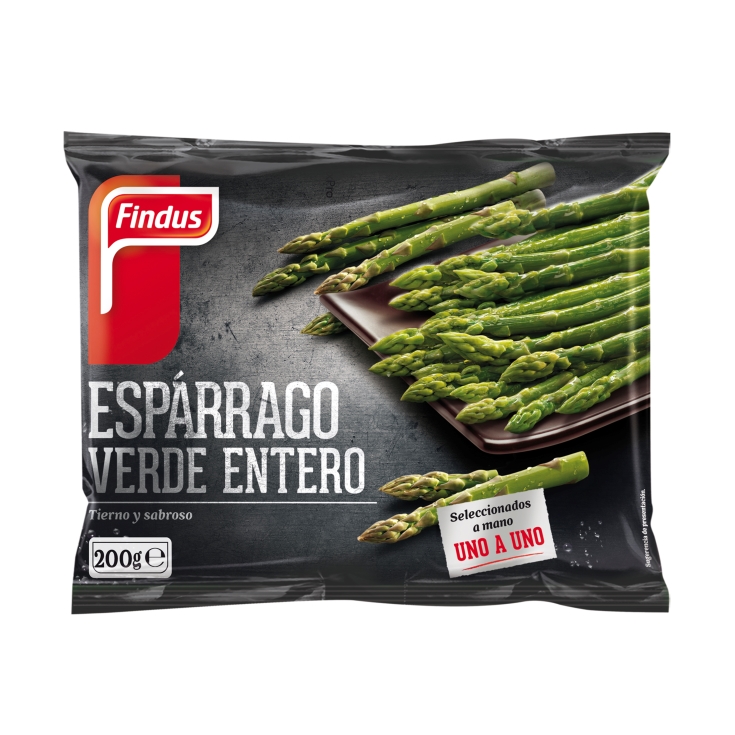 espárrago verde entero, 200g