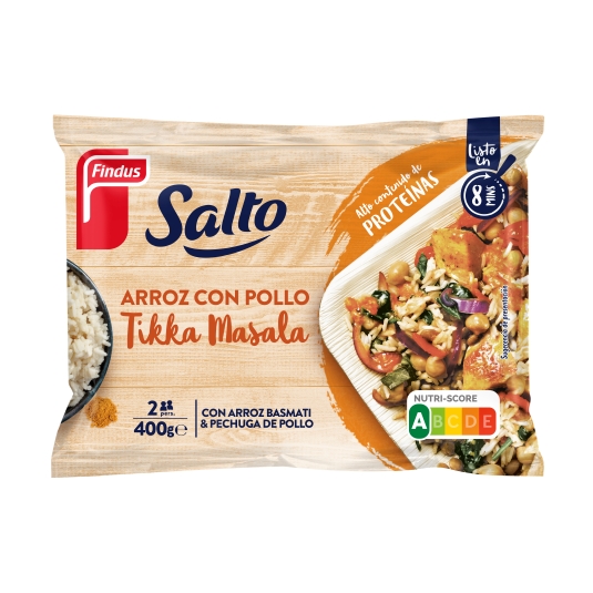 arroz con pollo tikka masala, 400g