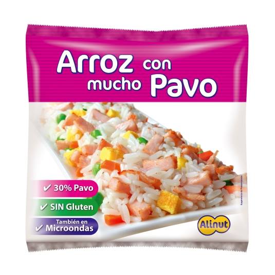 arroz con mucho pavo, 240g