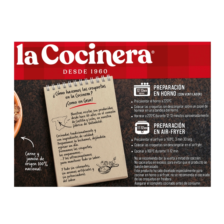 croquetas horneables de cocido, 340g