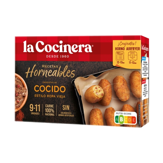 croquetas horneables de cocido, 340g