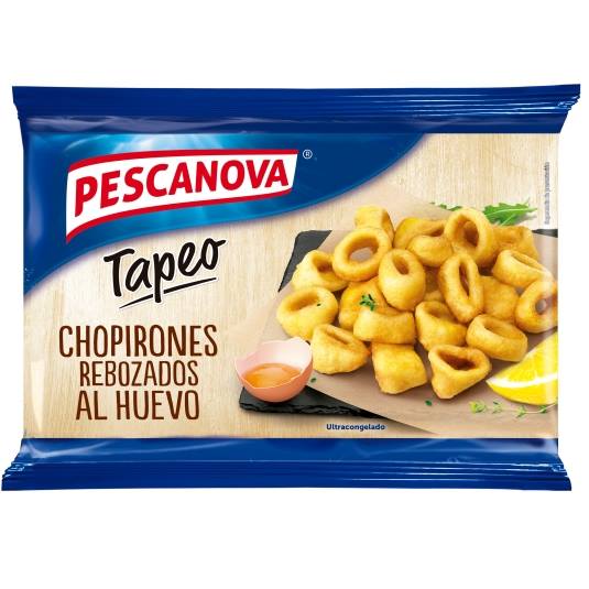 chipirones rebozados al huevo, 250g