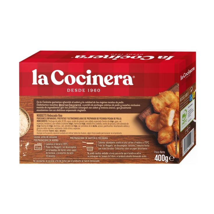 nuggets de pechuga, 400g