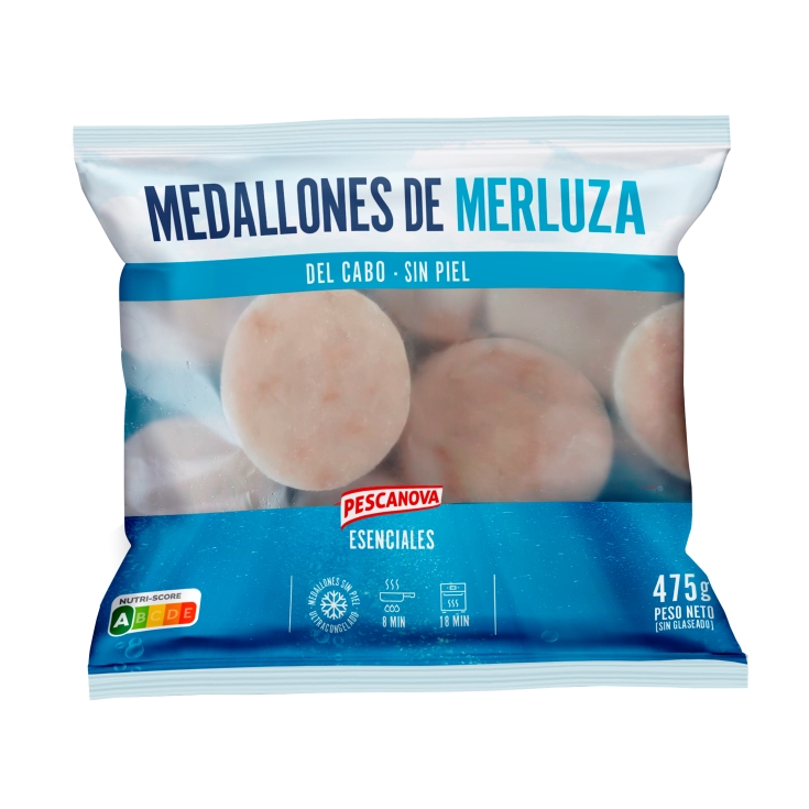 Pescanova Corazones de Filete de Merluza, 500g (Congelado