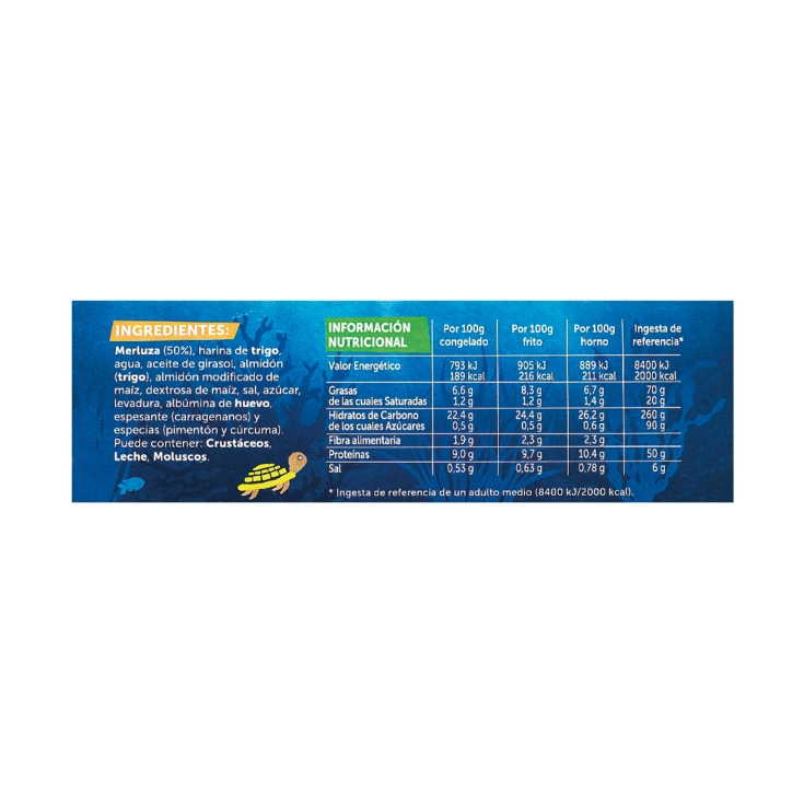 peskitos merluza, 400g