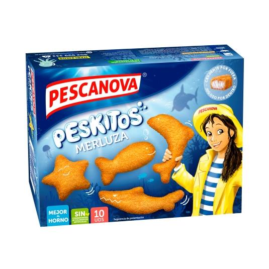 peskitos merluza, 400g