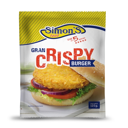 crispy burguer, 125g