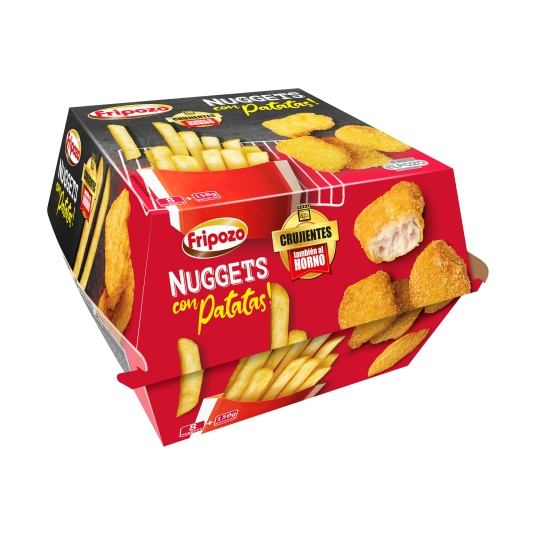 nuggets con patatas horno, 300g