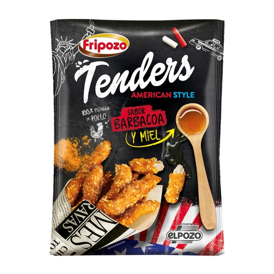 tenders pechuga pollo barbacoa, 250g