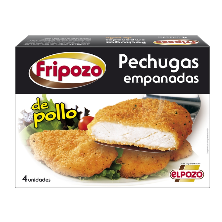 pechuga de pollo empanada, 320g