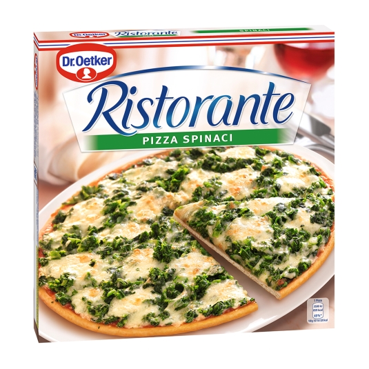 pizza espinacas, 390g