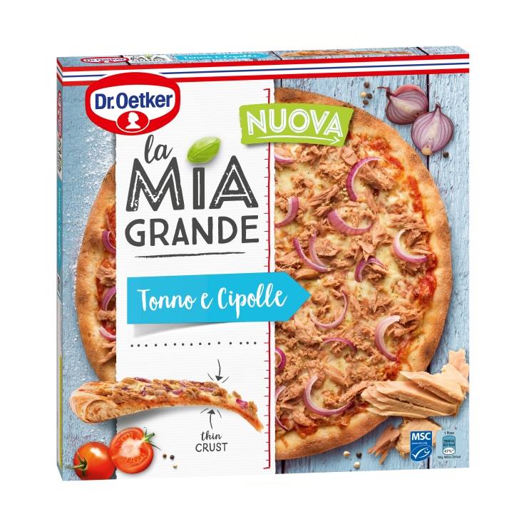 pizza atun y cebolla, 415g