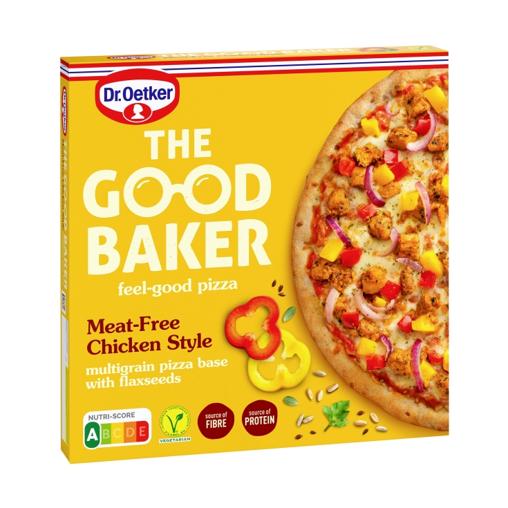 pizza meat-free chicken style, 340g
