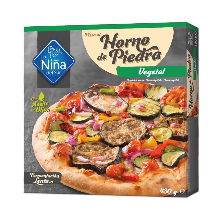 pizza horno piedra vegetal, 430g