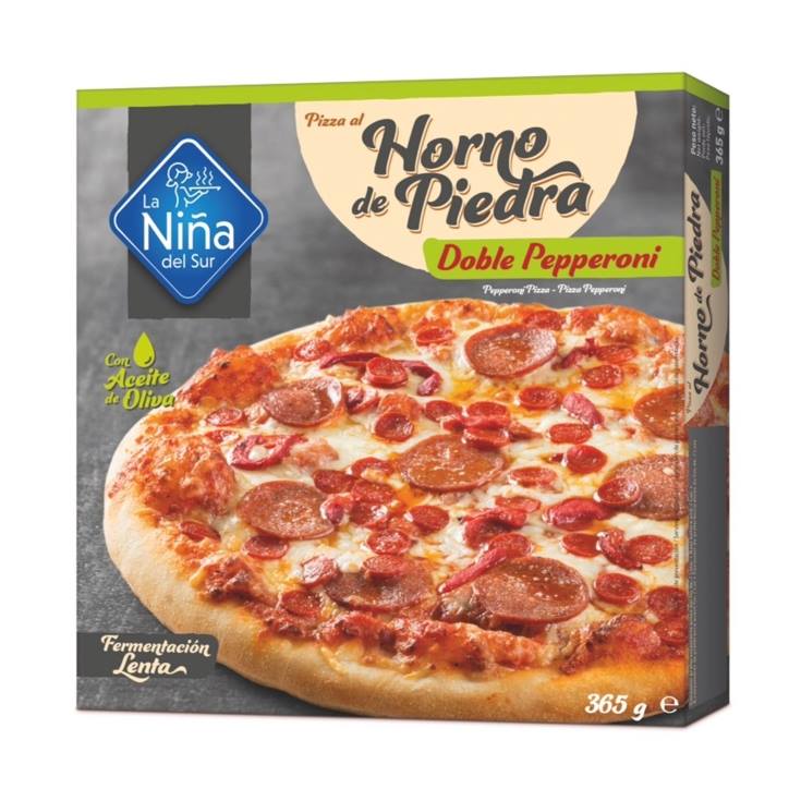 pizza horno piedra pepperoni, 365g