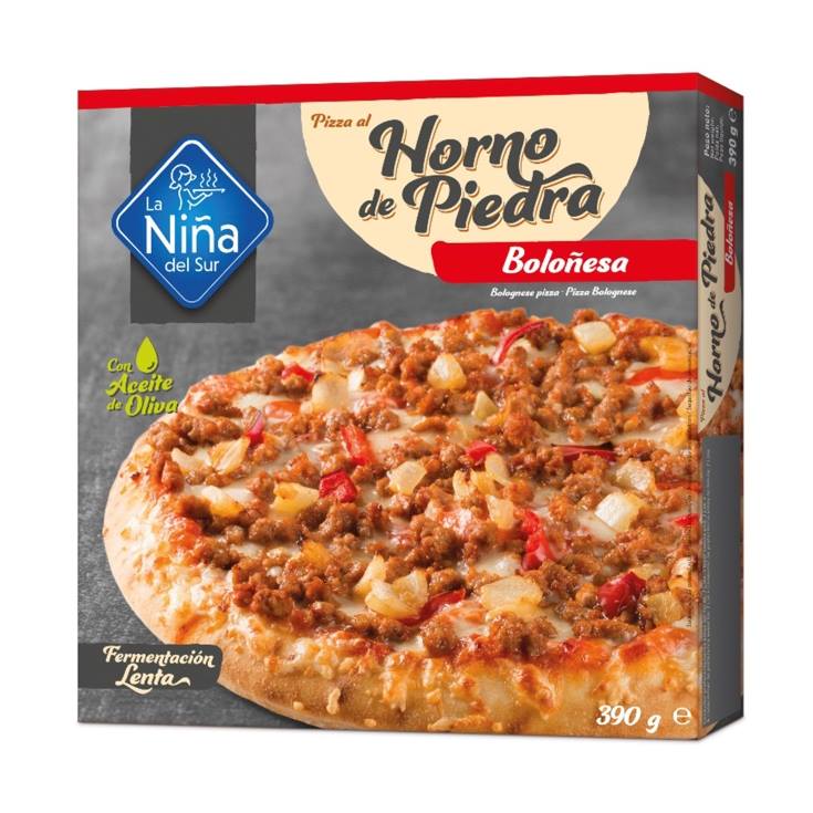 pizza horno piedra boloñesa, El