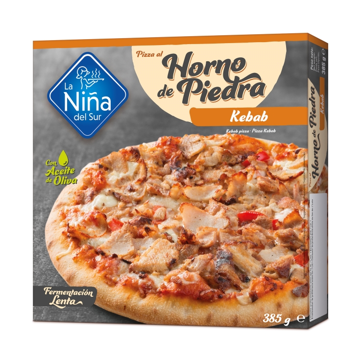 pizza horno piedra kebab, 385g