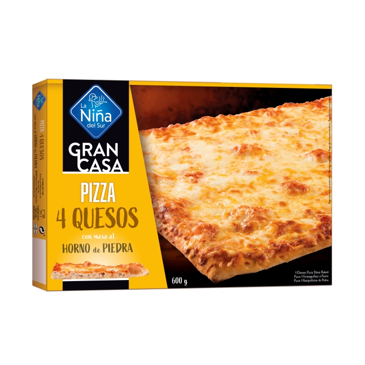 Pizza 4 quesos – Sin trazas