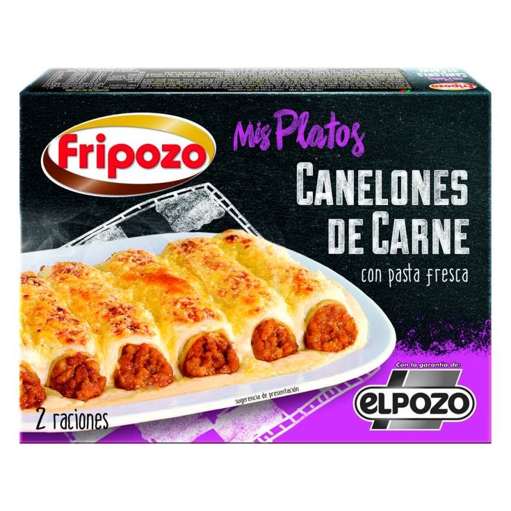 canelones carne, 500grs.