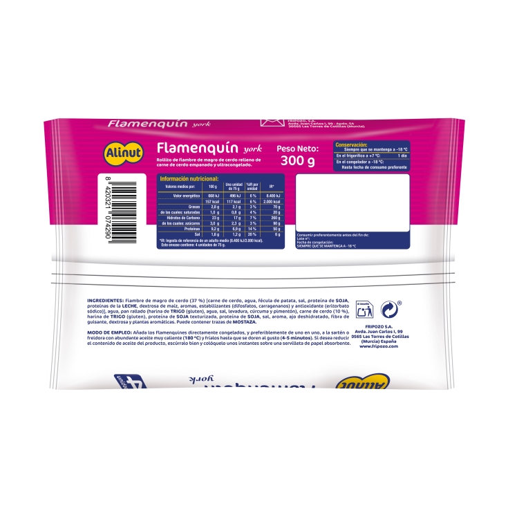 flamenquín york, 300g