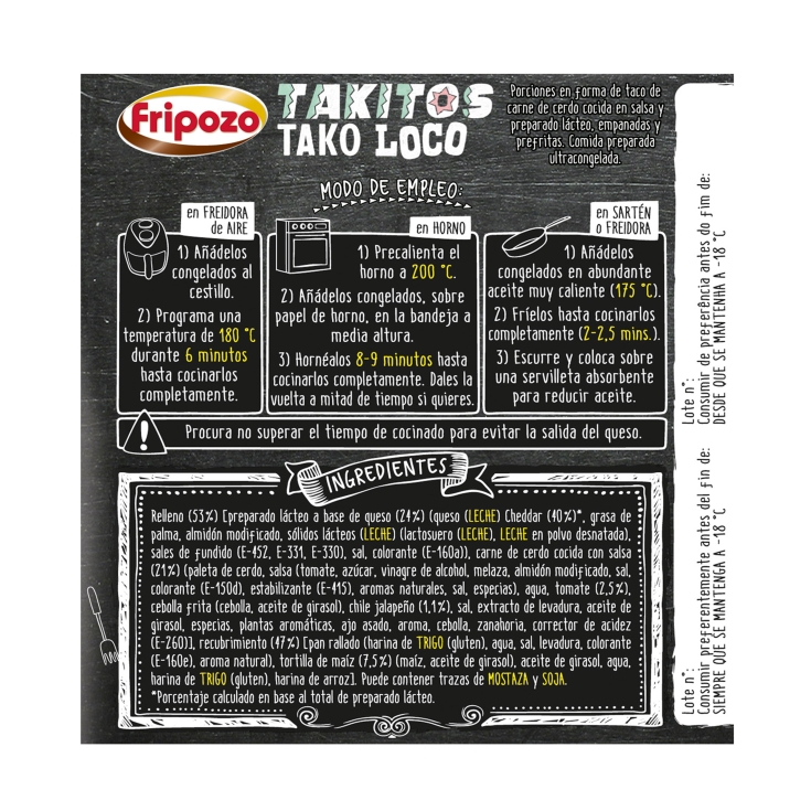 takitos taco loco, 250g
