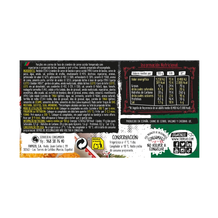 takitos crazy burrito, 250g