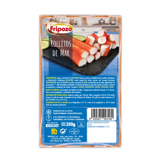 rollitos de mar, 250g