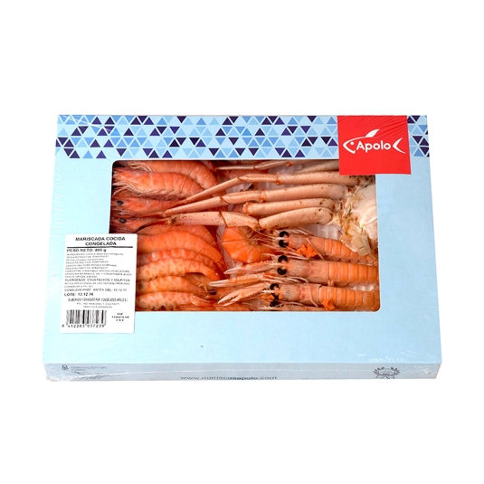 mariscada cocida extra, 800g