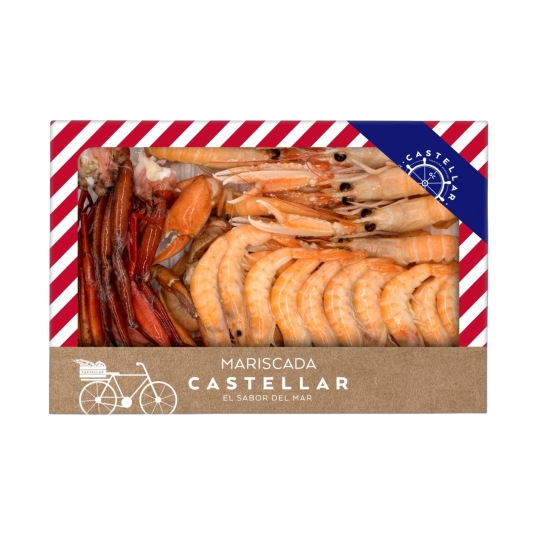 mariscada cocida, 700g
