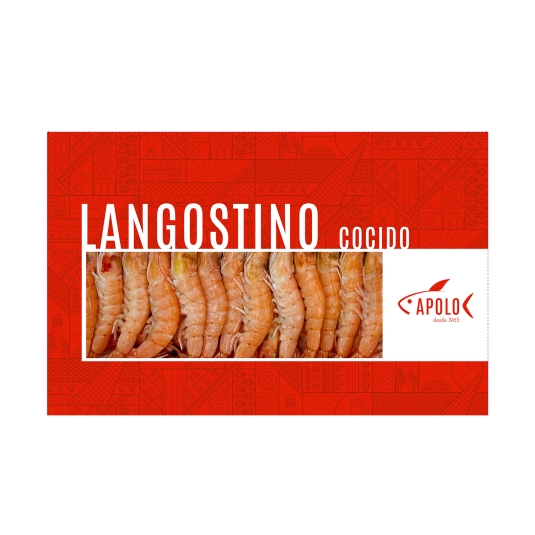 langostinos cocidos 40-60, 600g