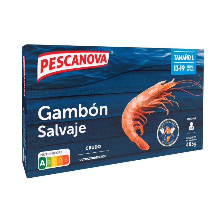 gambón crudo 30/40, 485g