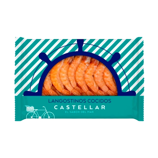 langostino vannamei cocido 20/30 piezas, 700g