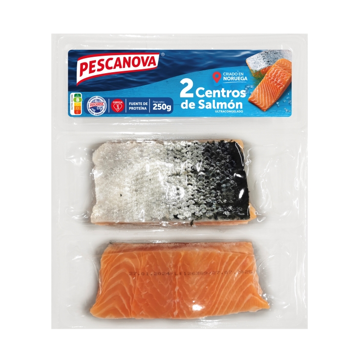 centro de salmón, 250g