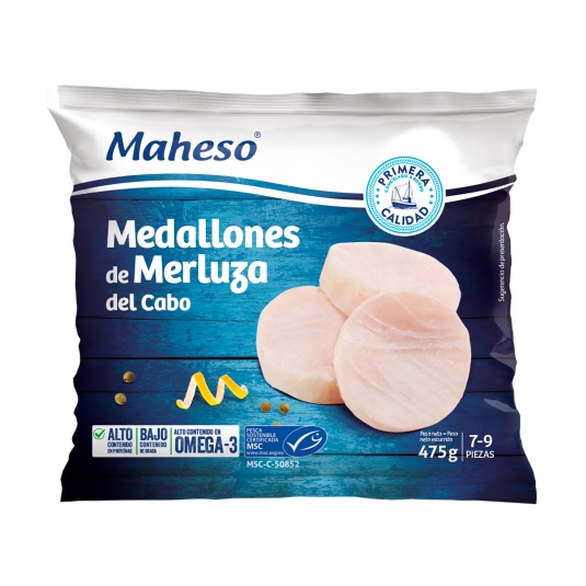 medallones merluza del cabo maheso, 475g