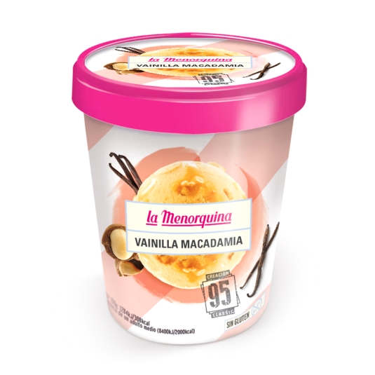 helado bulk vainilla macadamia, 350g
