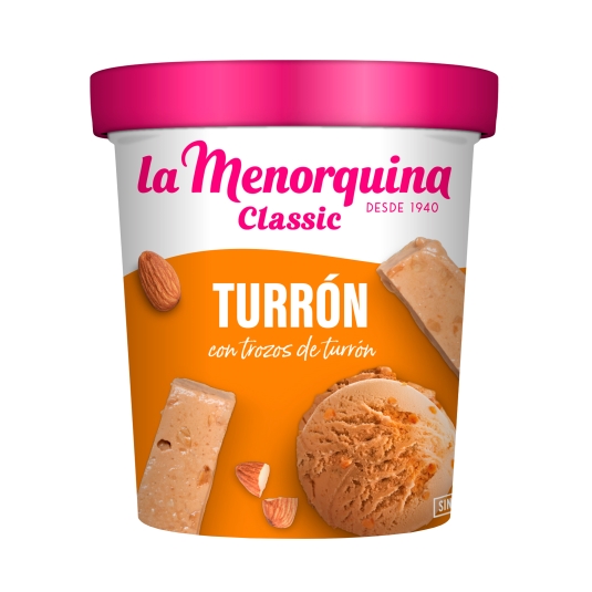 helado bulk turrón extra, 450g