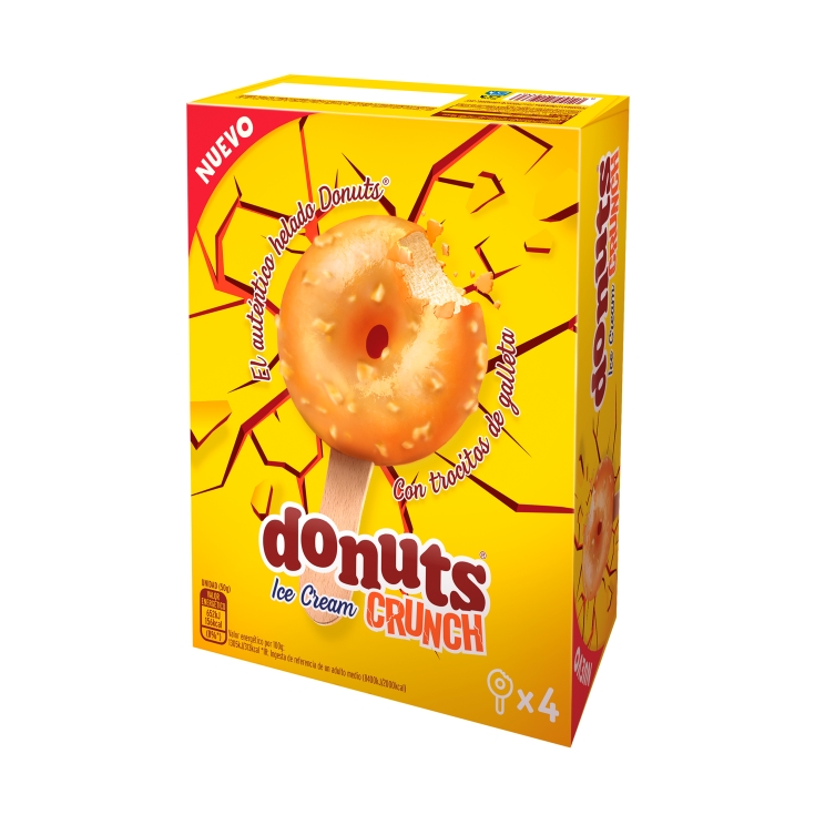helado ice cream donuts glacé, pk-4