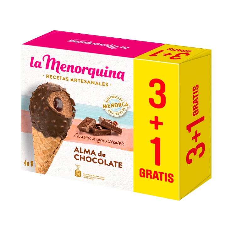 cono alma chocolate, pk-4