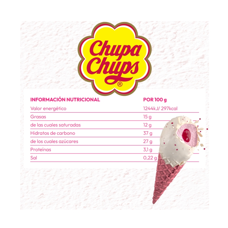 helado cono bola chupa chups, pk-3