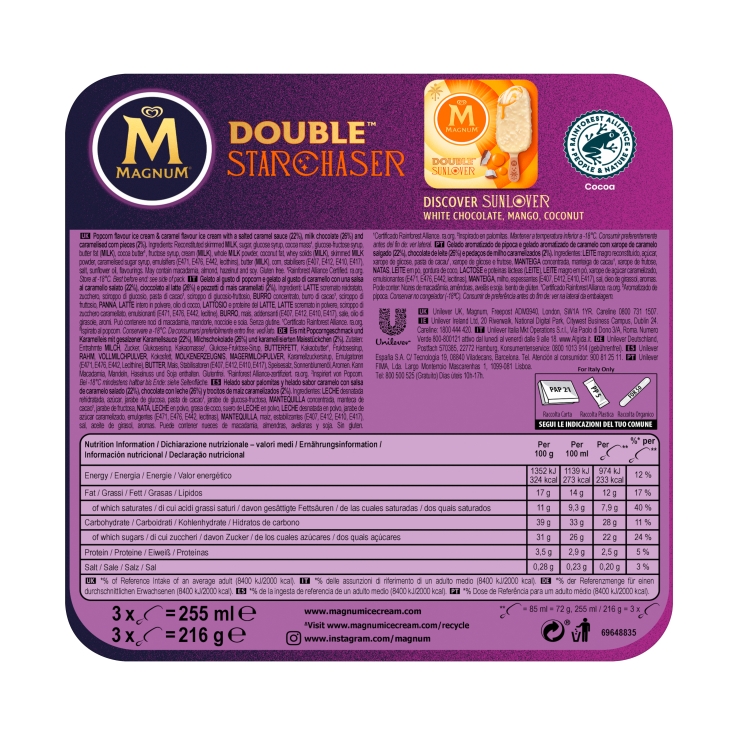 helado double starchaser, pk-3