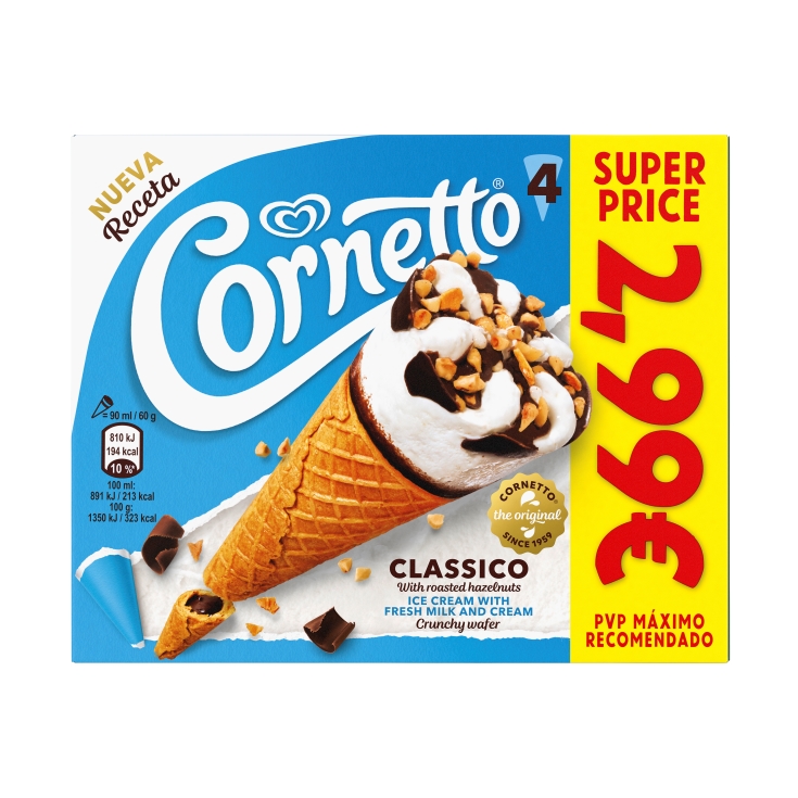 helado classico, pk-4